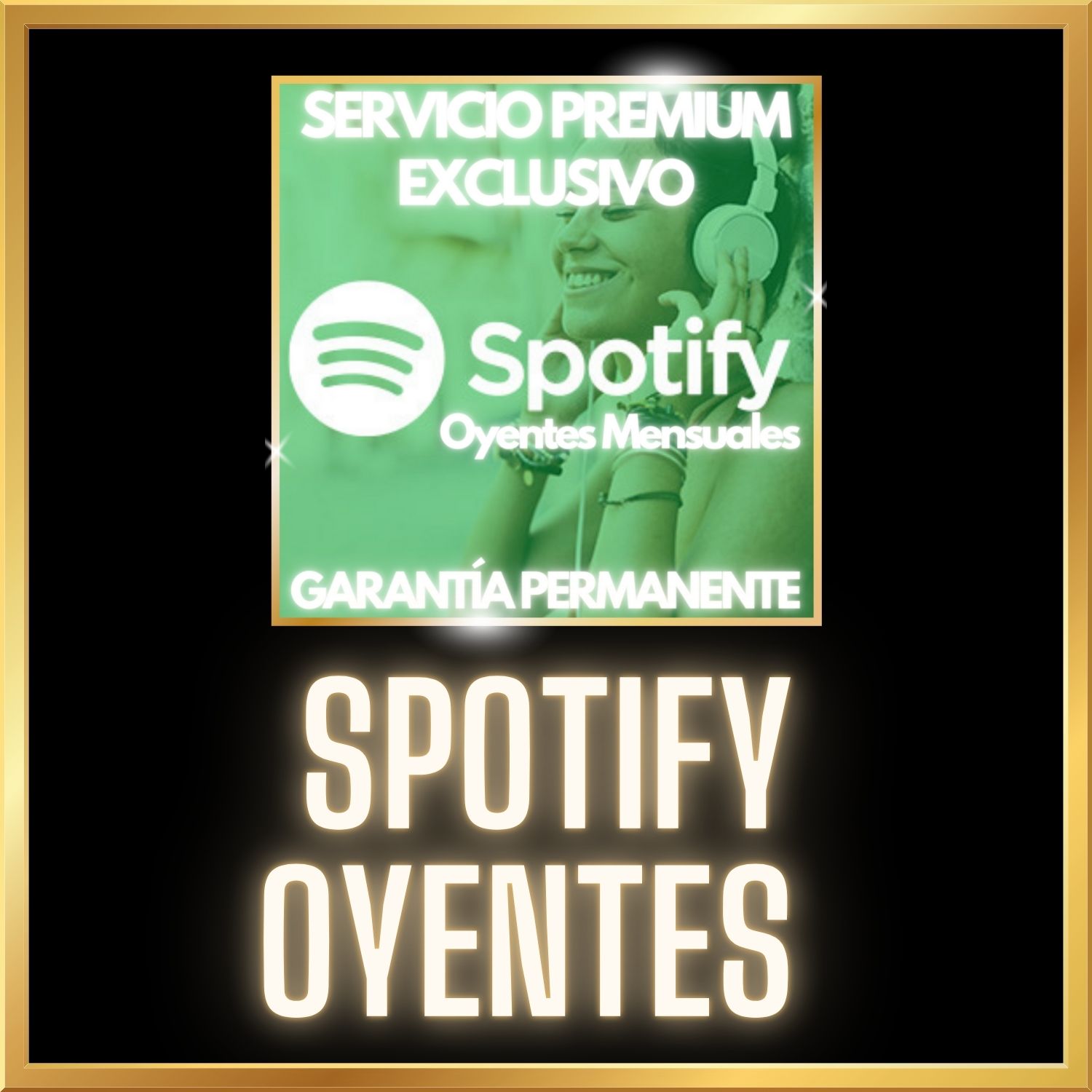 SPOTIFY OYENTES 1000 X MES